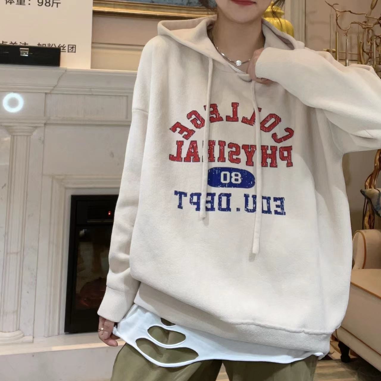 字母戴帽卫衣11-29