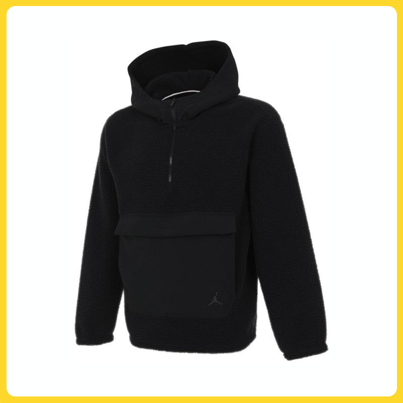 NIKE耐克男子AS M J FLIGHT SHERPA TOP针织连帽卫衣FV7453-010
