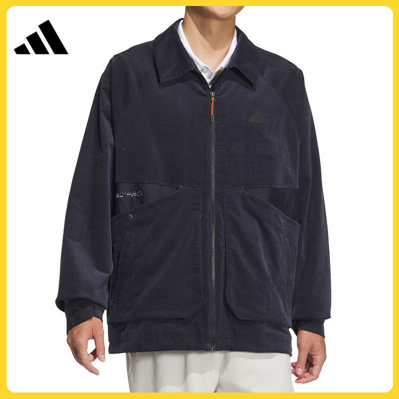 【滔搏体育】adidas阿迪达斯男子TH TEXTURED JKT针织外套JI8686