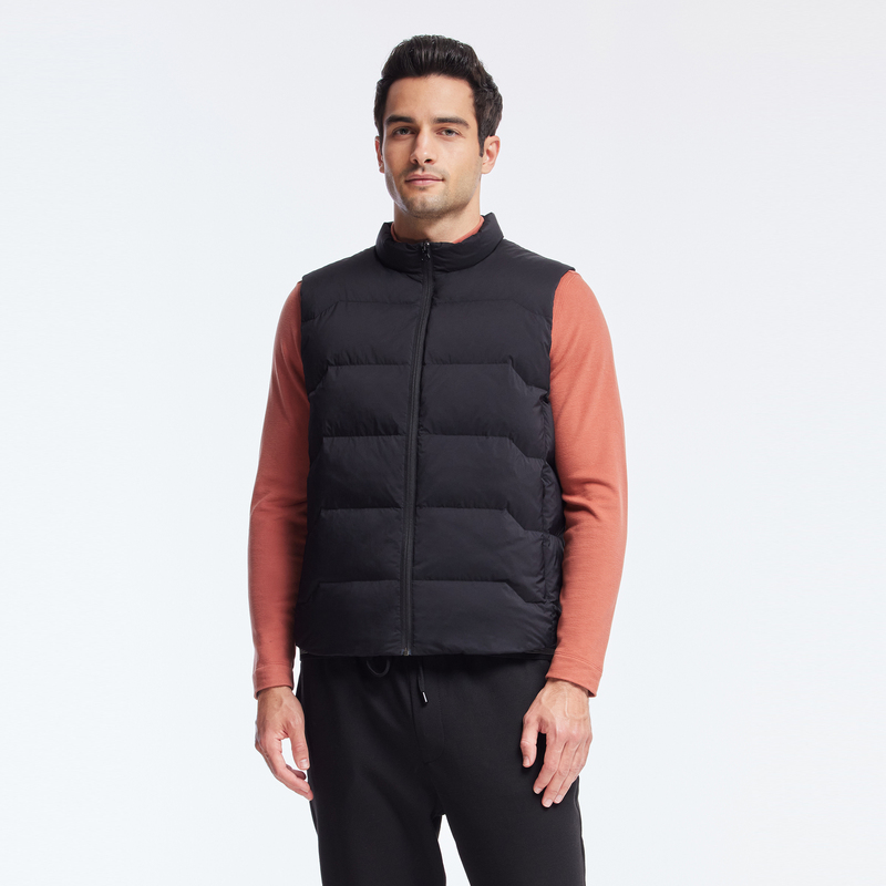 爱慕先生22AW年轻休闲外穿系列男士外穿马甲NS81J372冬季轻薄立领