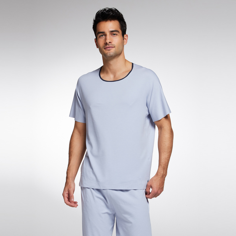 Aimer Men23SS30周年-海藻睡眠衣男士圆领套头短袖NS41J671