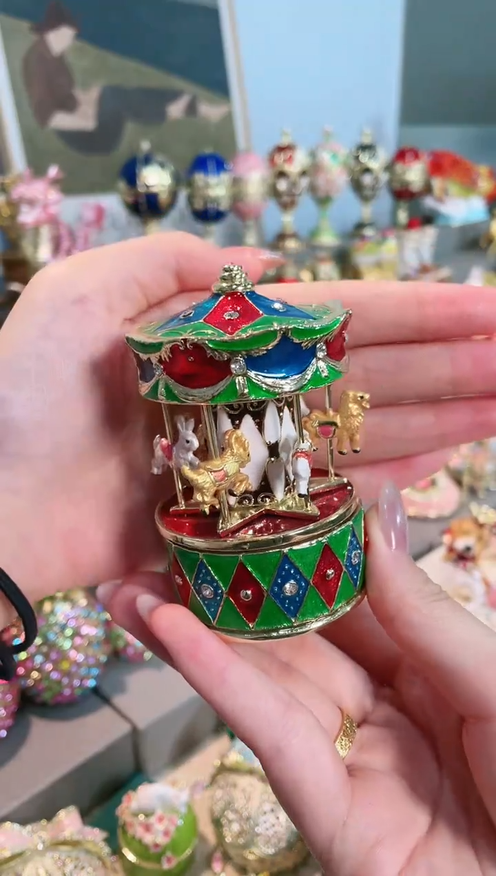 【闪购商品】1七宝烧珐琅彩首饰盒