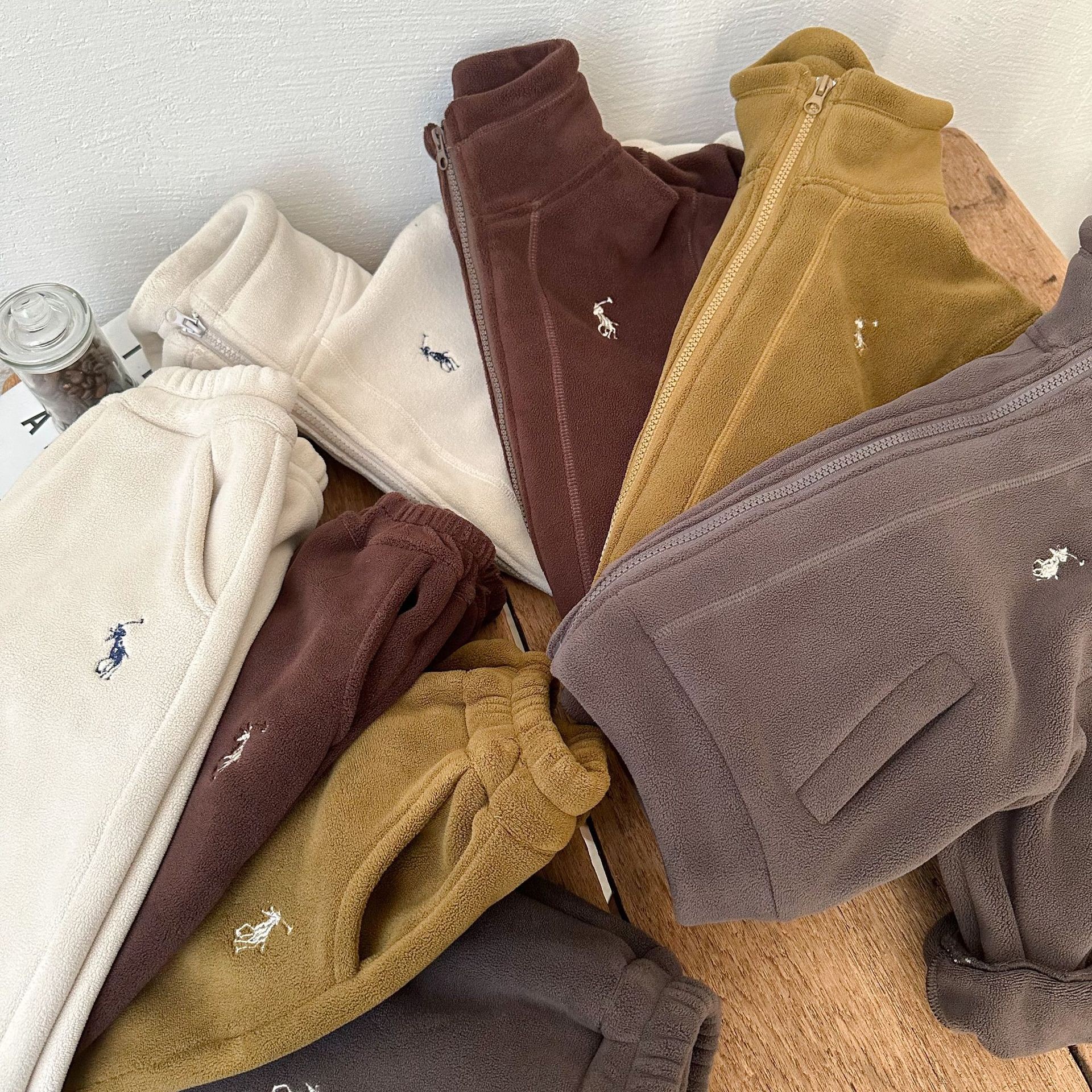 2025男童加绒加厚套装宝宝卫衣保暖两件套厚外穿秋冬宽松束脚暖裤