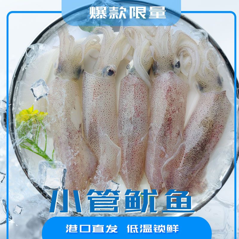 神泉本港照灯鱿鱼 1 包 8 两，5 包起拍广东省顺丰冷链包邮