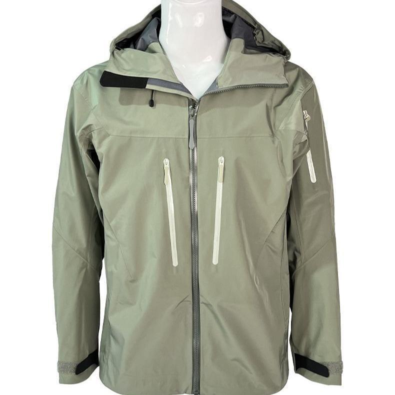 RPAP新款户外硬壳冲锋衣男款三层压胶防水透气户外登山运动冲锋衣