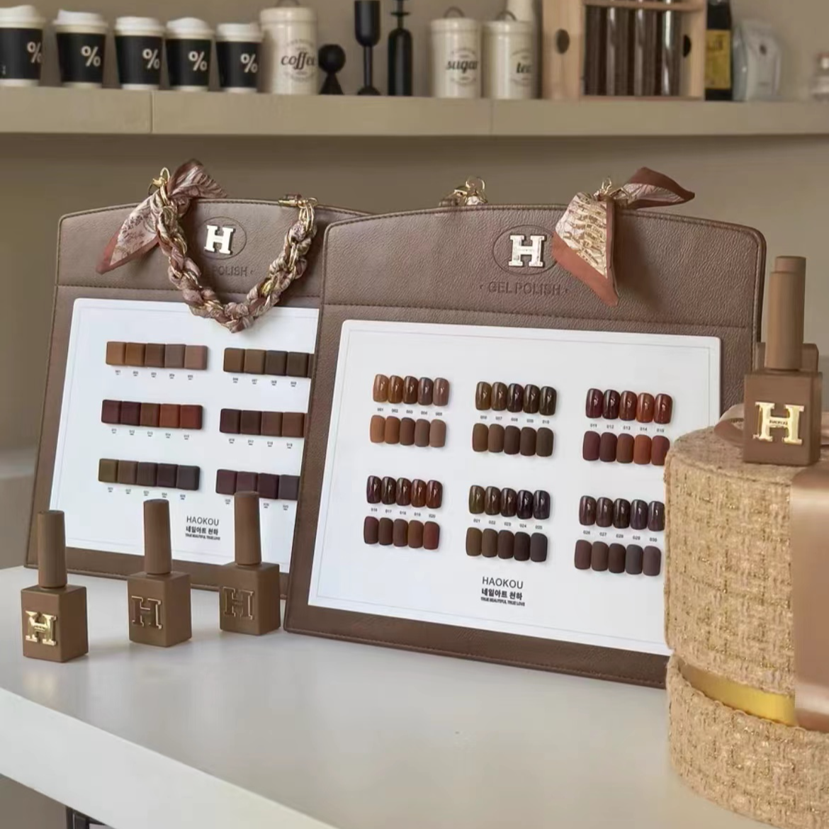 ENOU恩鸥小圆瓶口红胶30色韩国甲油胶新款一瓶一色