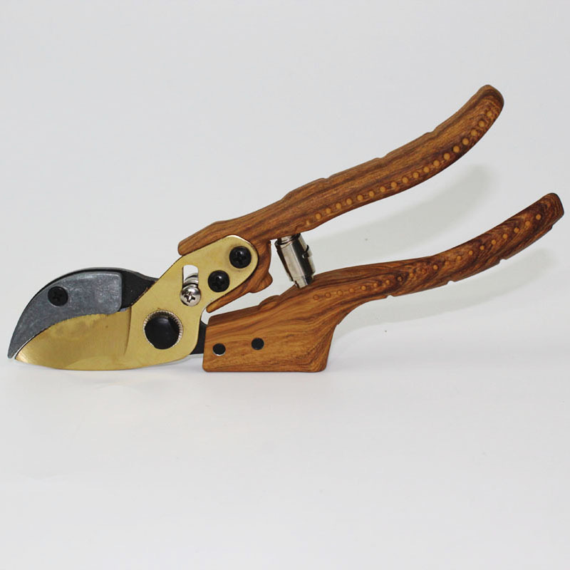 日式树枝剪果园剪粗枝省力防滑柄锋利不锈钢园林修枝剪034