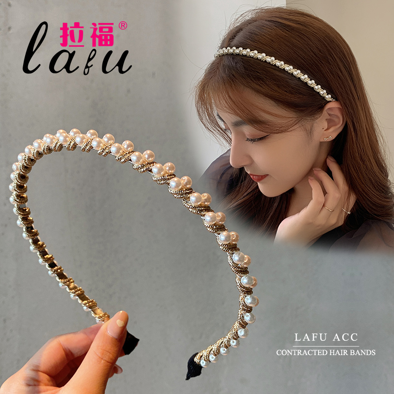 发箍女2023年新款发捆百搭外出发箍洗脸发带ins网红发夹头饰