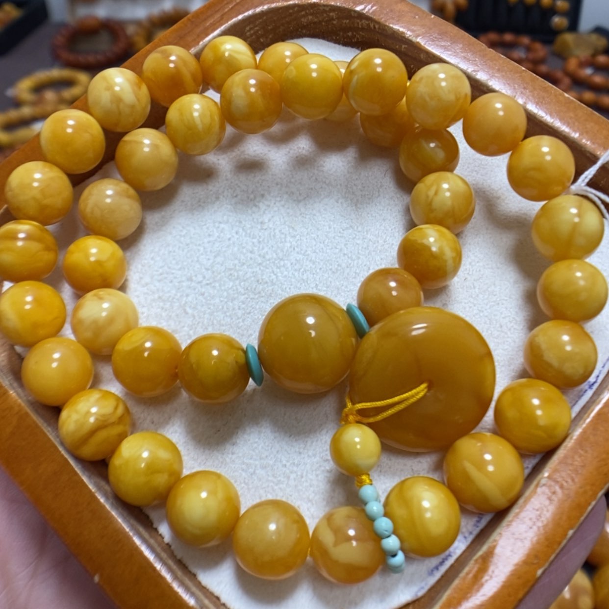 【闪购商品】蜜蜡手链未镶嵌女*