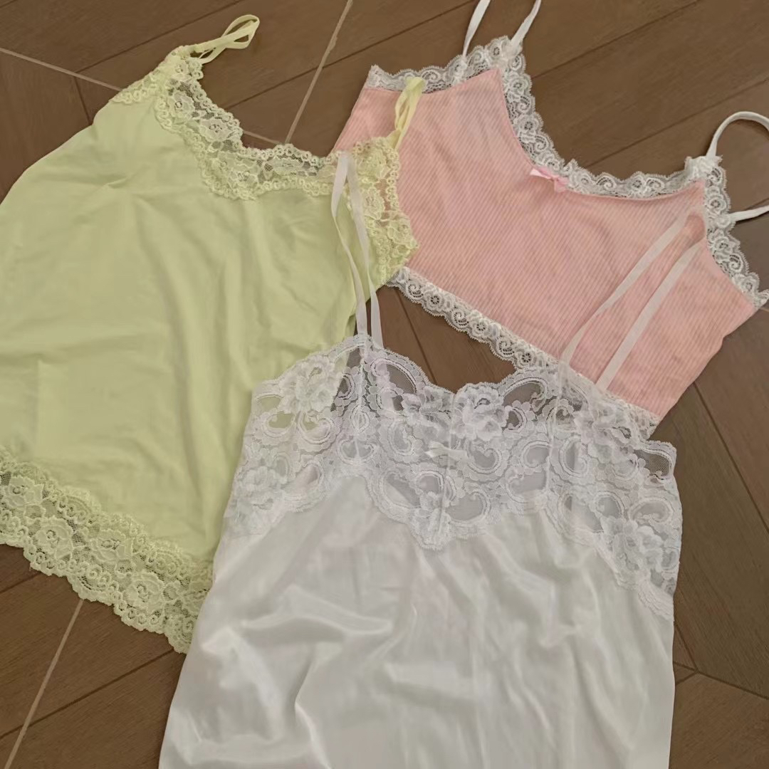 古着Vintage清新甜美可爱百搭睡裙