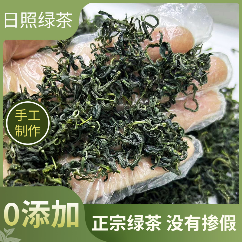 日照绿茶一斤装春茶口感浓郁板栗香耐泡滋味好条索紧实500g香浓