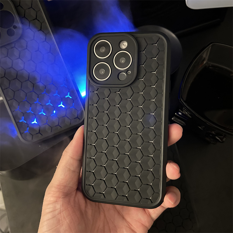 有范壳蜂窝散热壳适用iPhone14promax手机壳苹果15/13防摔11男12