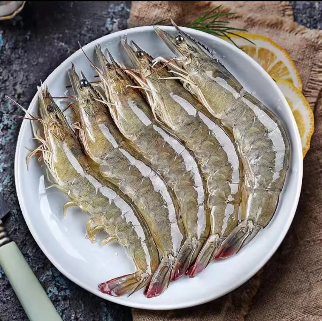 新鲜海捕大虾 20-30一盒3.5斤