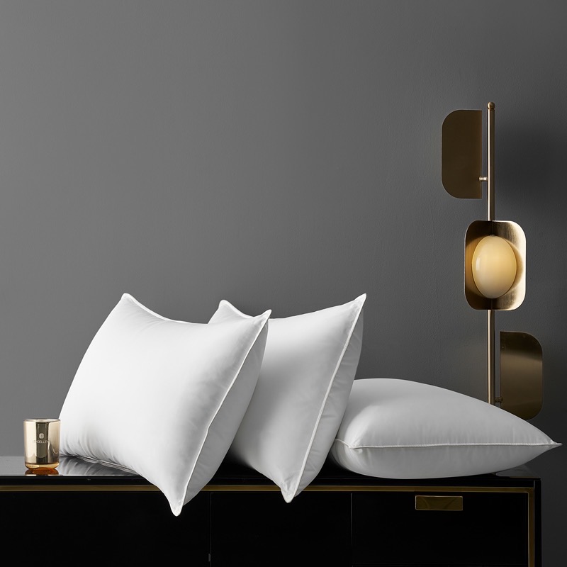 睡眠管家五星级酒店95白鹅绒枕芯家用枕头慢回弹柔软单人枕头