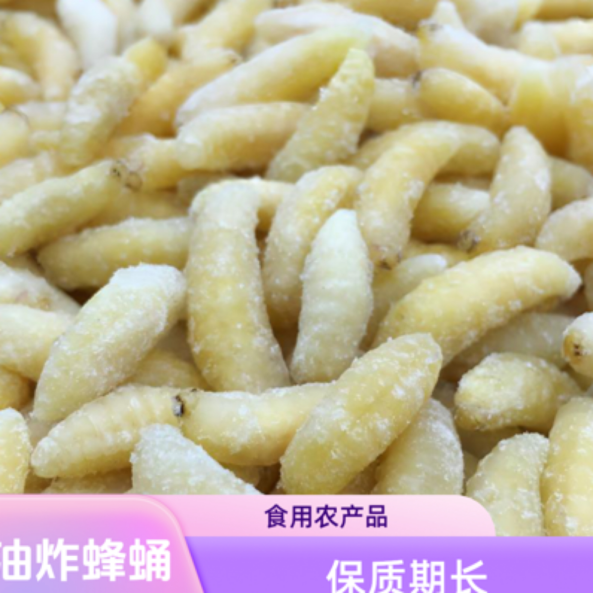 地蜂虎头蜂一级蛹新鲜冷冻顺丰高蛋白质