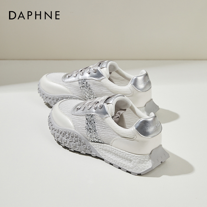 达芙妮厚底阿甘鞋女2025年新款爆款秋季运动出游百搭休闲仙女鞋子