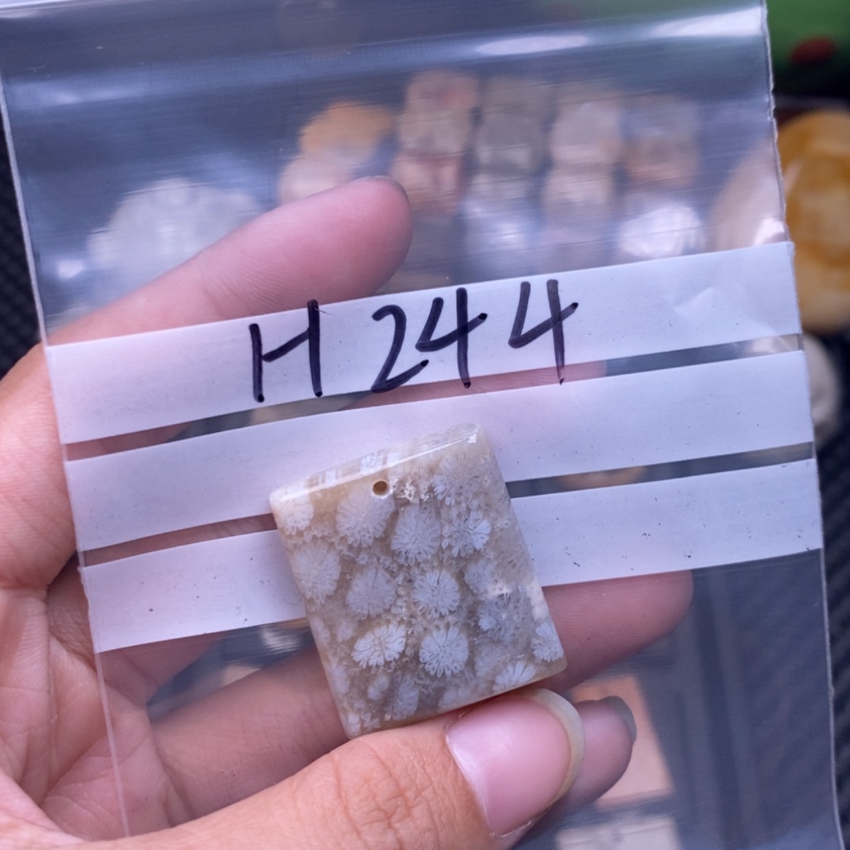 【闪购商品】硅化玉颈饰未镶嵌大***胖