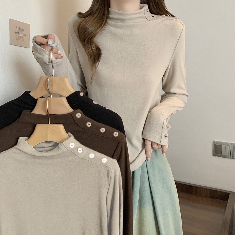 心动捕手 /设计感仿羊绒打底衫7176溯源好物