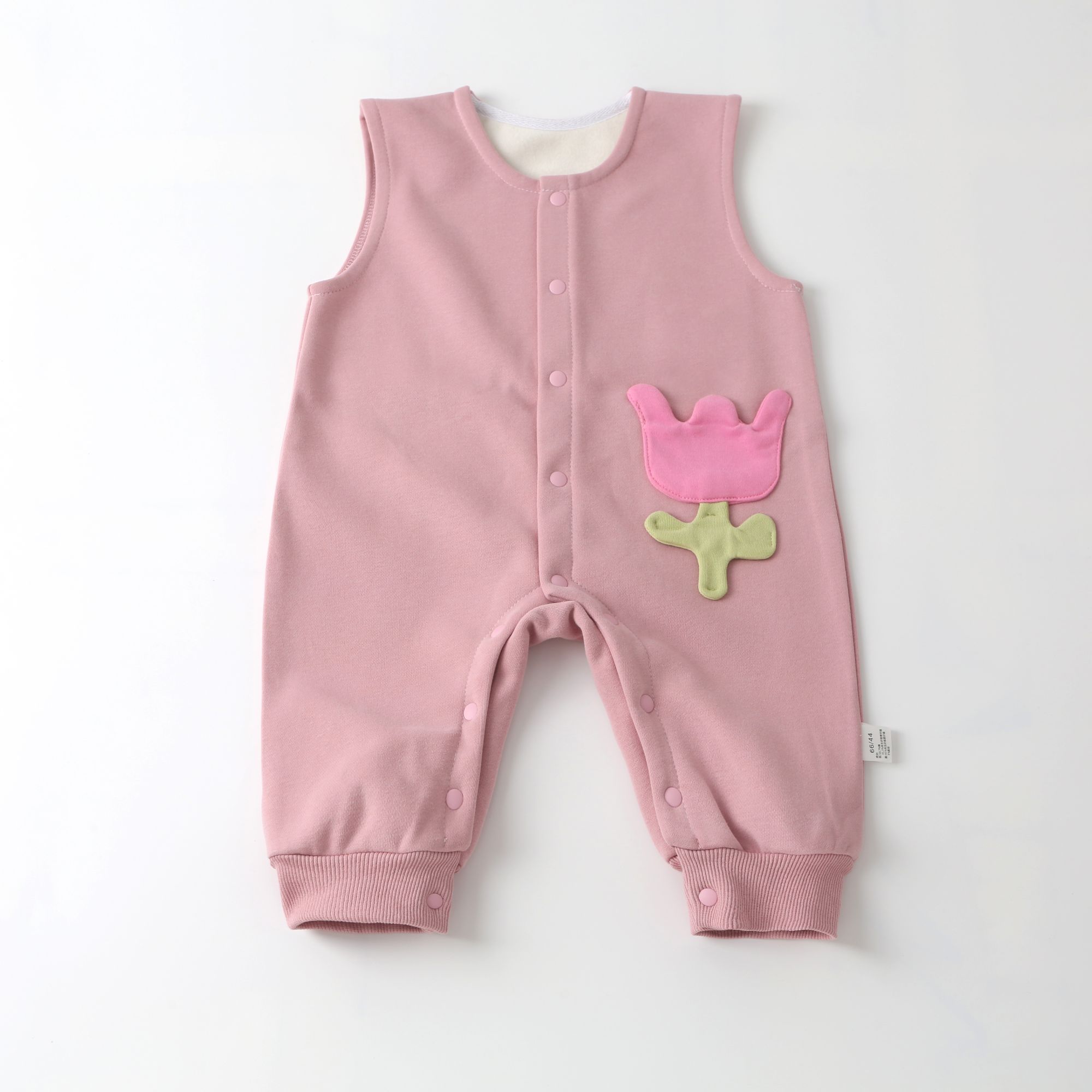 婴儿宝宝无袖加绒外出造型连体衣男童女童新生儿保暖加厚幼儿儿童