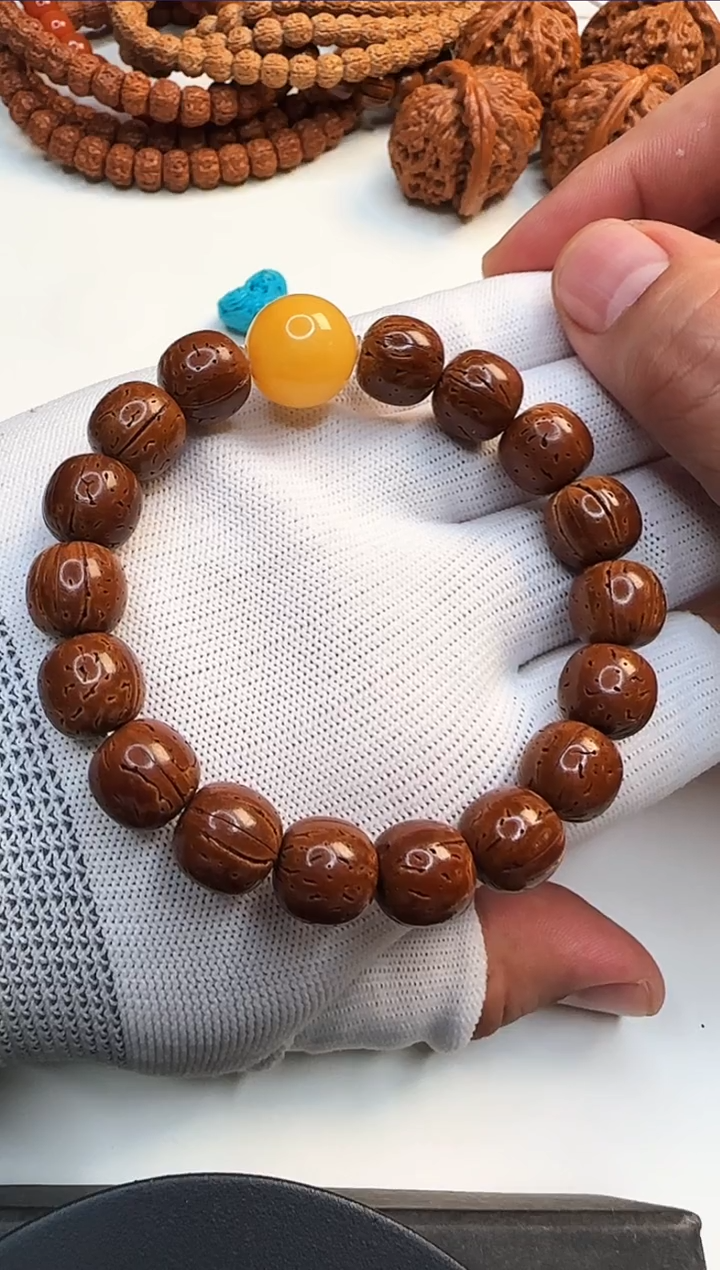 【闪购商品】核桃手串未镶嵌桃核手串0229