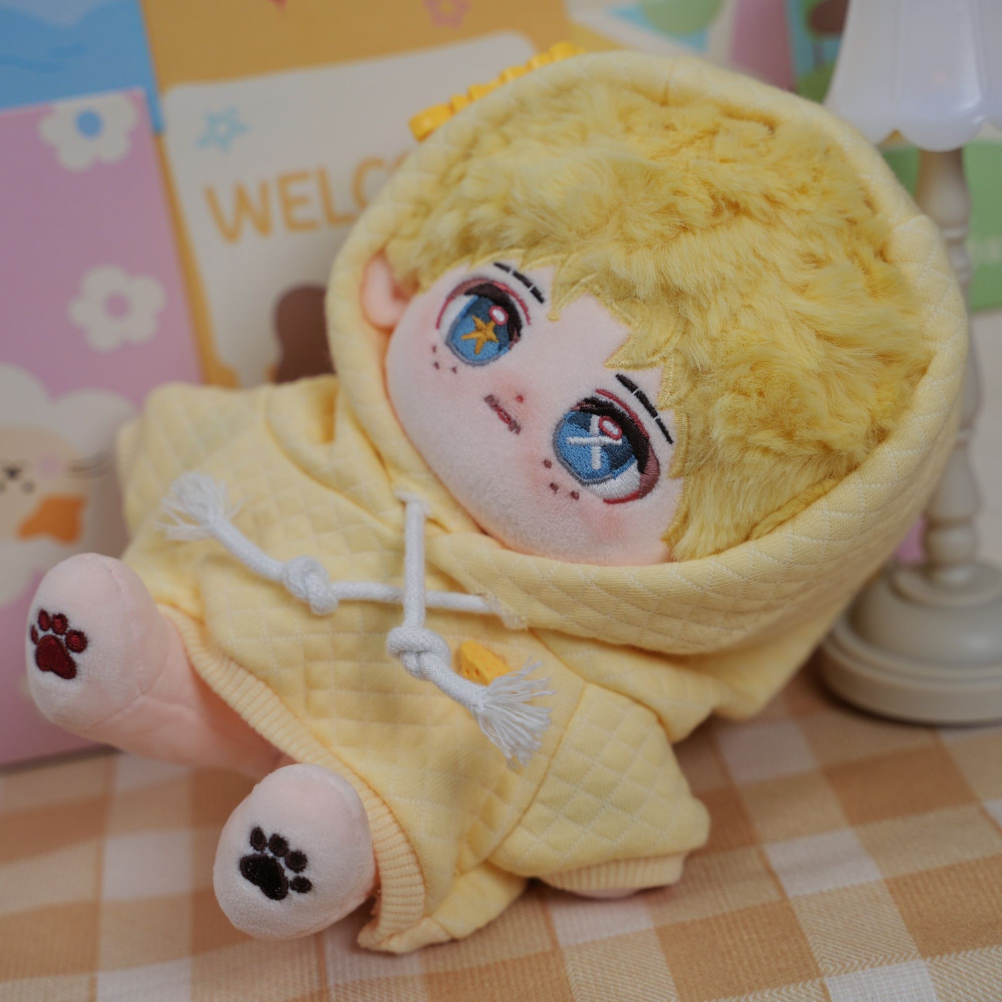 第五人格杂技演员20cm棉花娃娃有骨同人可爱毛绒玩偶周边