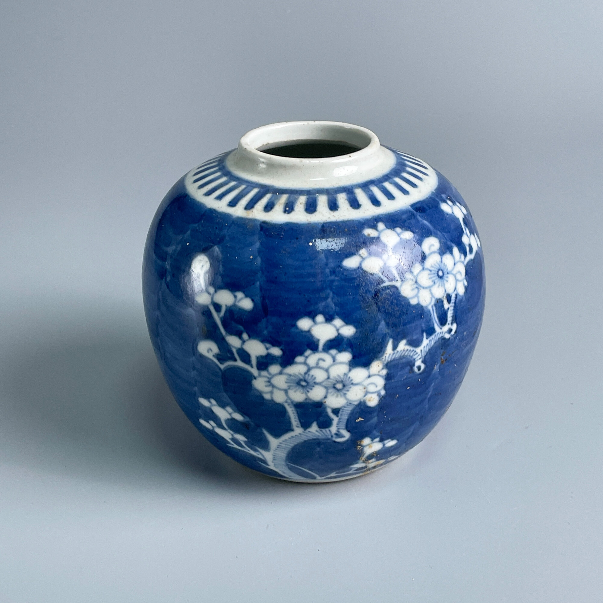 瓷器/古董清光绪冰梅罐-M2XKL002788/收藏/文物/绣花张