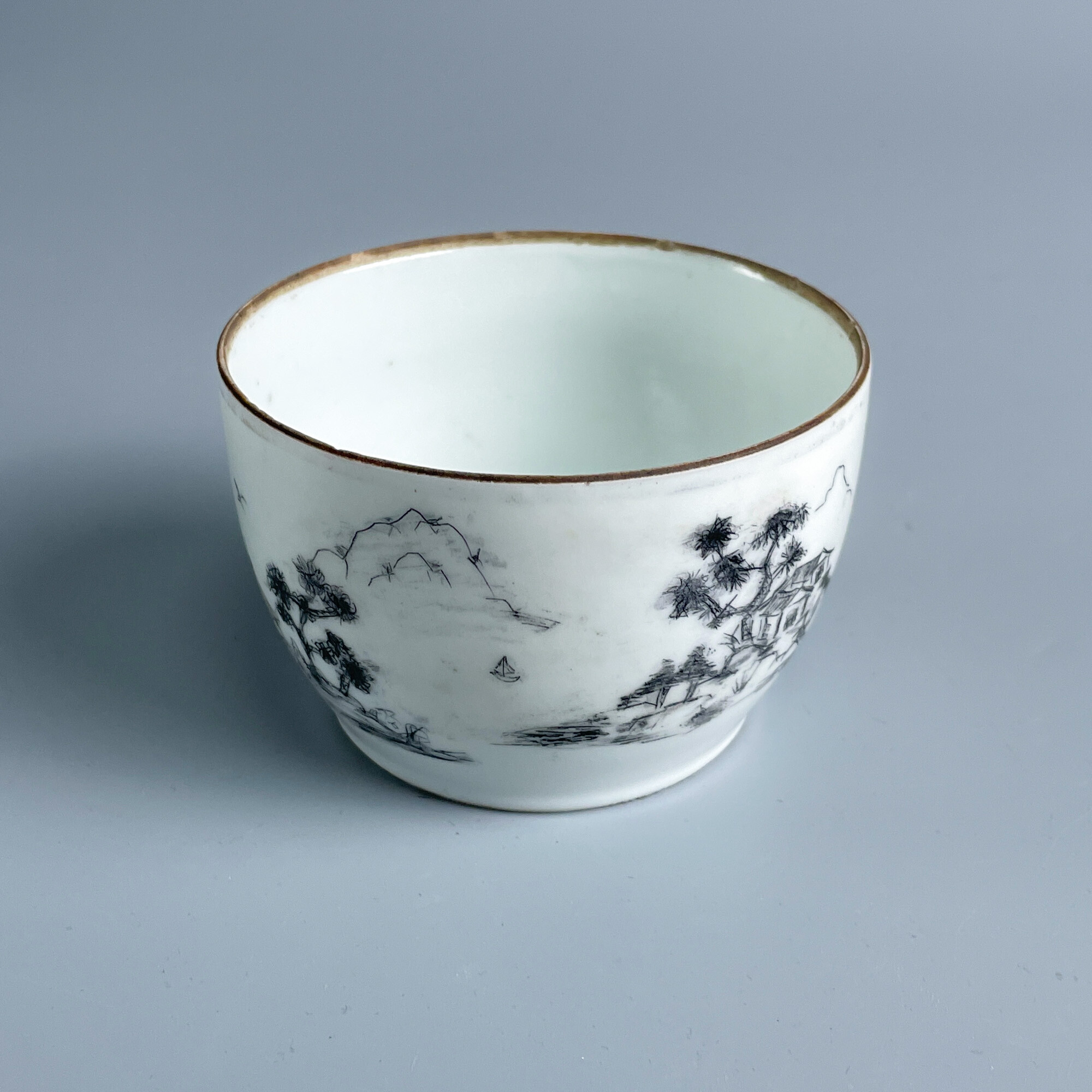 瓷器/古董民国墨彩山水纹缸-M2XKU001F96/收藏/文物/绣花张