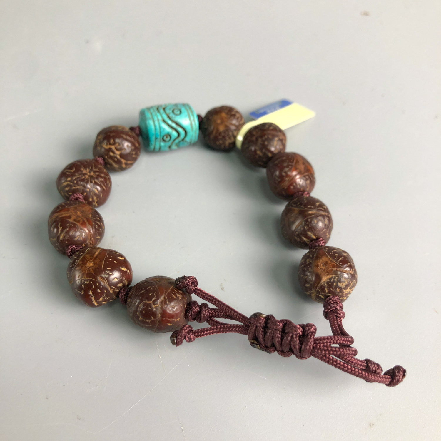 20世纪中期到后期凤眼龙眼菩提手串M2XKV00C536手把件摆件/绣花张