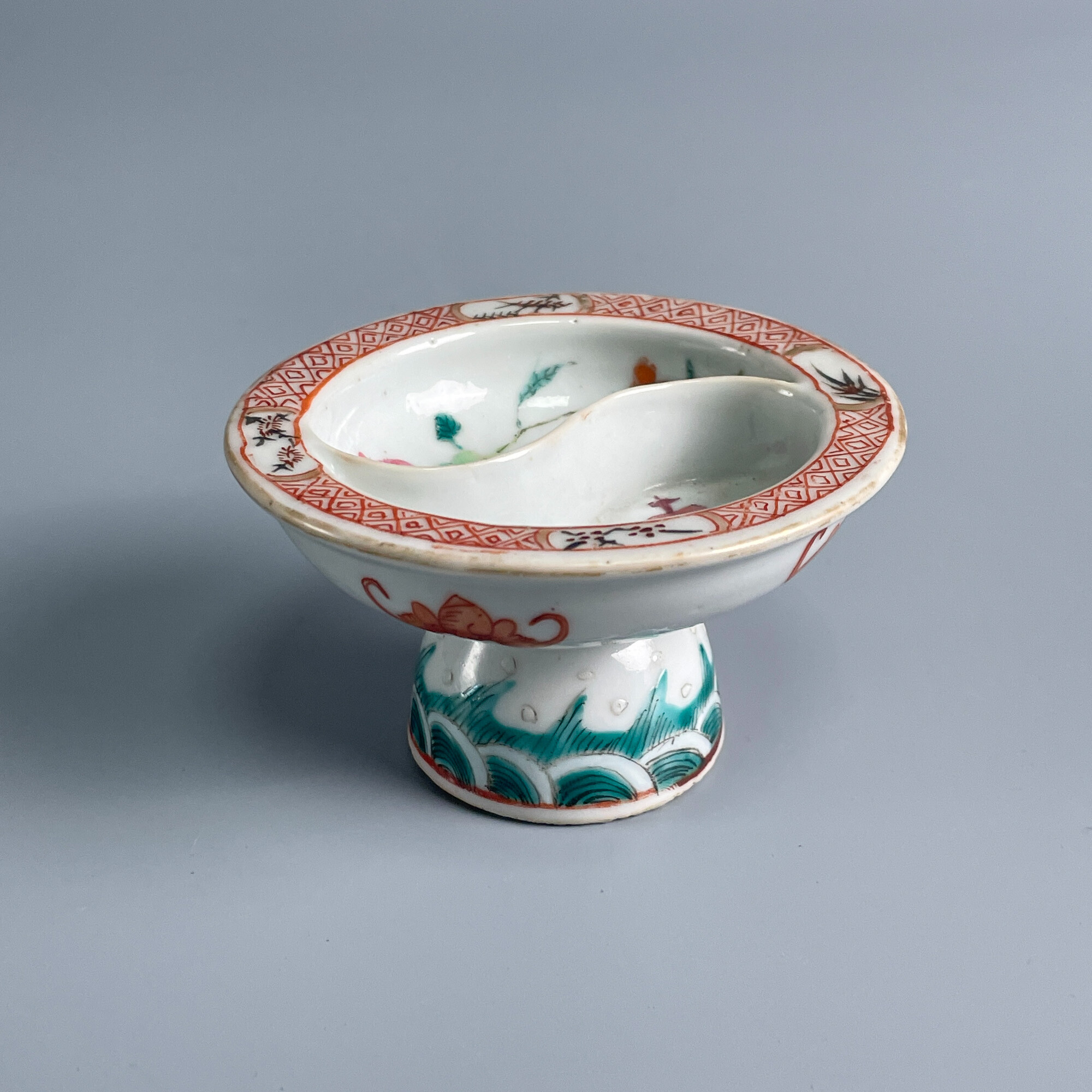 瓷器/古董晚清粉彩飞黄腾达太极洗-M2XKF008368/收藏/文物/绣花张