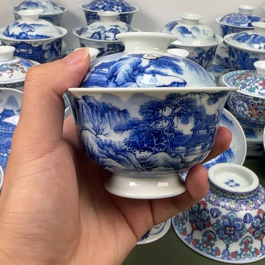 杯彦祖纯手绘茶具267