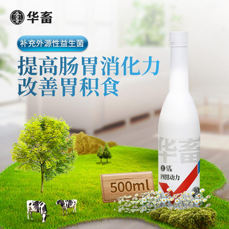 四胃动力 牛羊专用液体饲料添加剂500ml 华畜Z