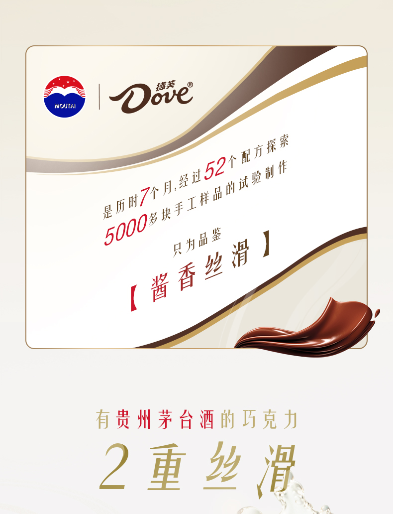 茅台原味生巧减糖微苦巧克力官网同款现货酒心资深茅友送渣男