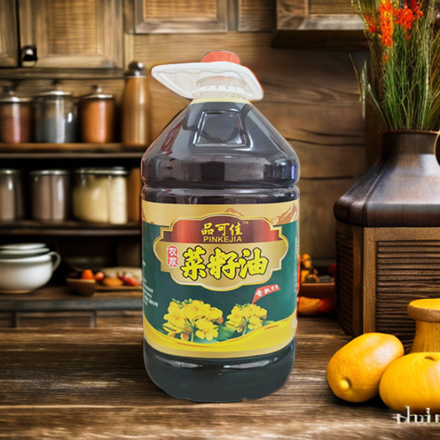 品可佳5升(9.2斤)原生营养食用菜籽油初榨浓香纯熟榨(加送二两)