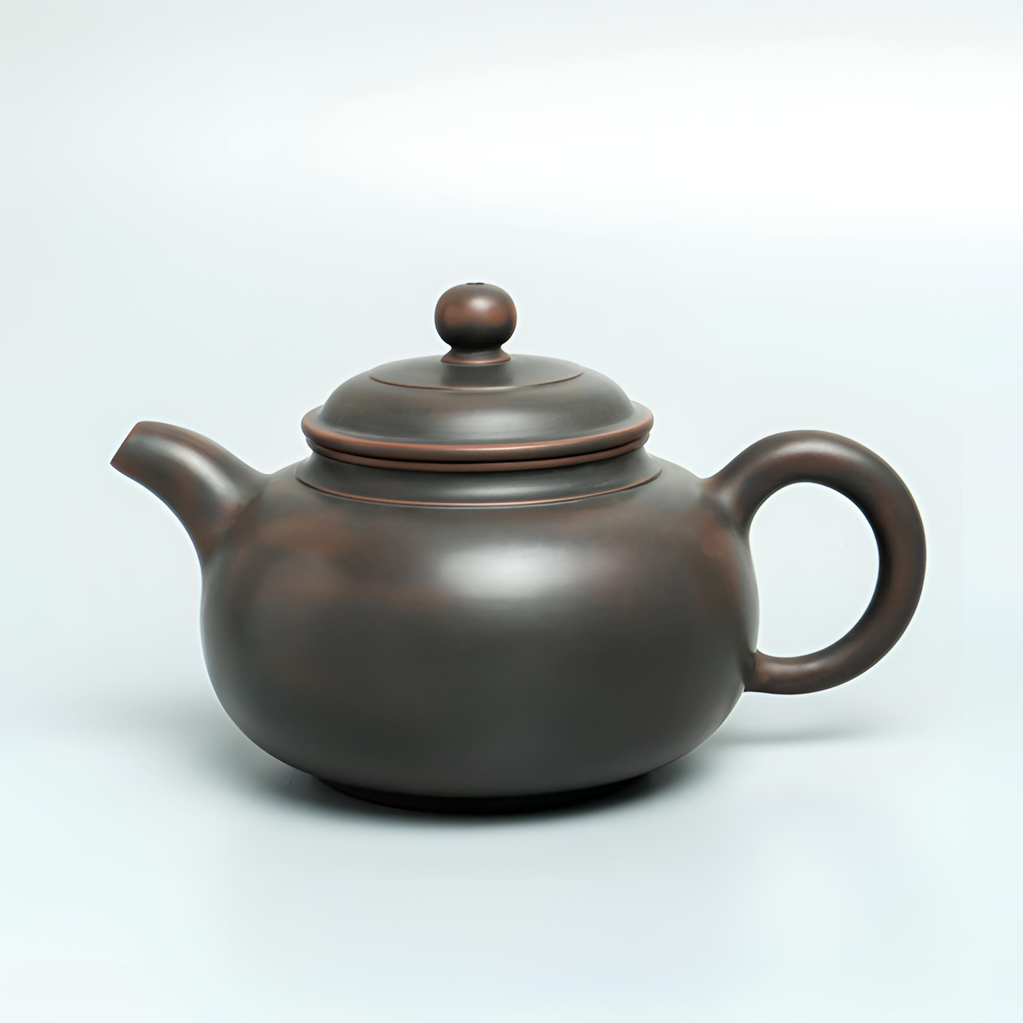 淳艺茶器 甘世荣 大仿古壶500c 全手工钦州坭兴陶茶壶泡茶器茶具