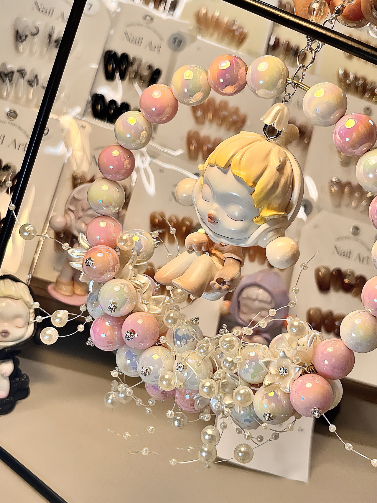 车挂sp温度系列汽车内饰后视镜网红挂件送女友礼物手工