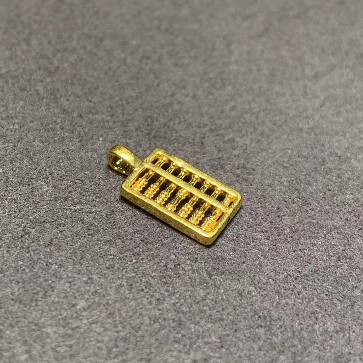 【巧玲专享】足金999算盘配件 经典时尚百搭