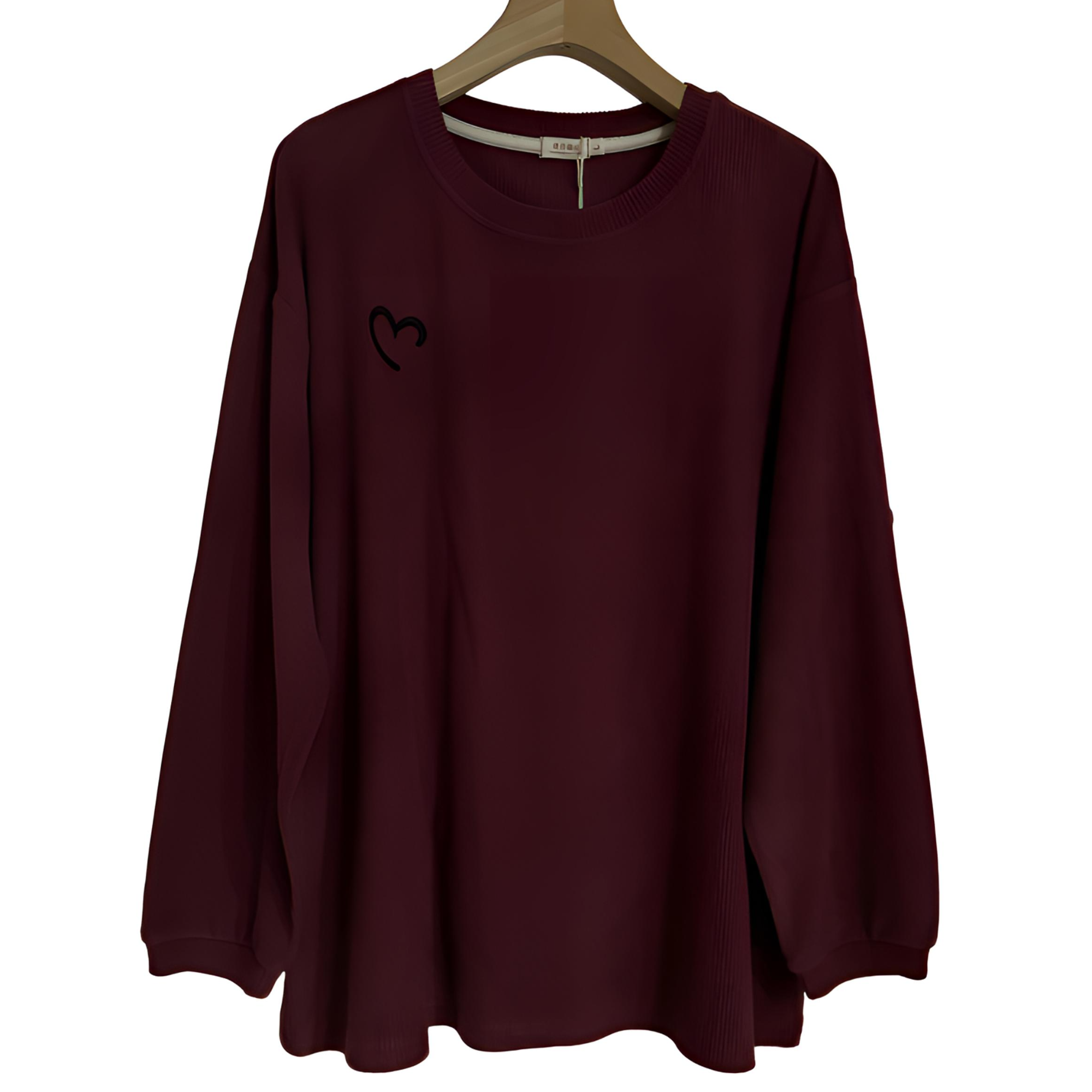 2024新款秋冬A012刺绣多色T恤经典百搭休闲