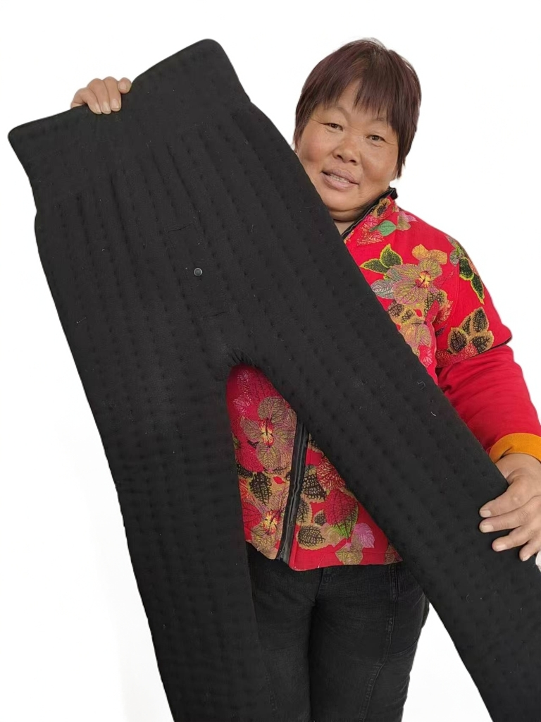 大厚度珍姐纯手工纯棉花棉裤户外工作必备加厚高腰大码