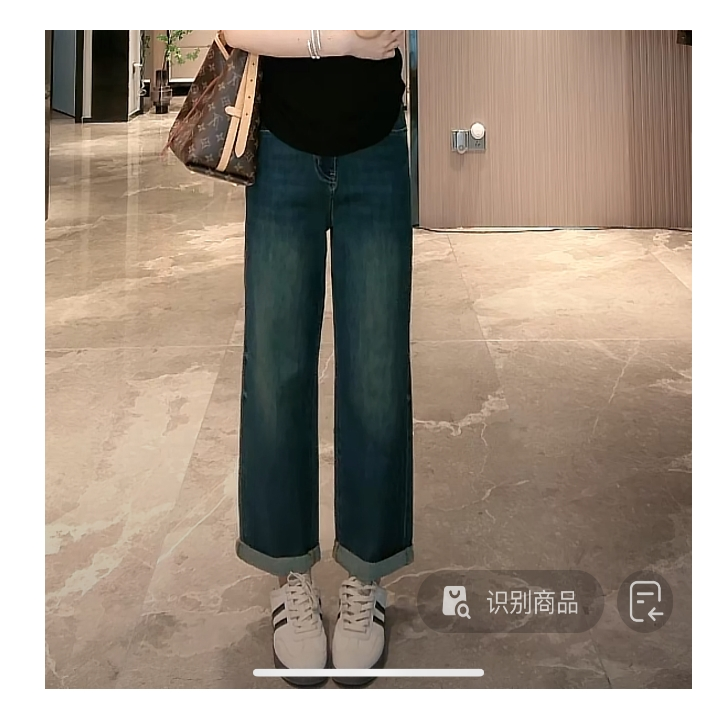 宿慕SUMU 女款男友裤 8-8 秋季2024新款时尚百搭休闲牛仔裤32178