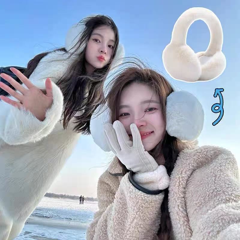 耳套耳包网红卡通少女冬季儿童冬天秋冬女士防风加绒防寒韩版百搭