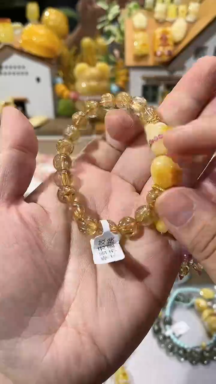【闪购商品】蜜蜡手链未镶嵌蜜蜡小熊手链