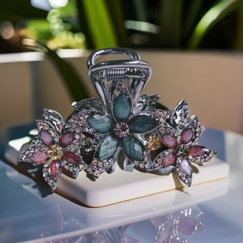 泛思抓卡新款高级抓夹中号高端发夹女后脑勺半扎发鲨鱼夹子头饰