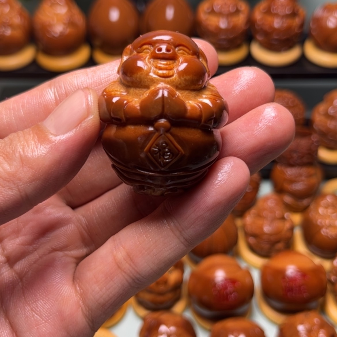 【闪购商品】橄榄核雕佰**宁