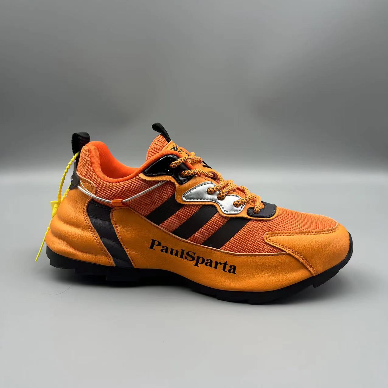 SBD8801活力橙休闲运动鞋男夏季透气百搭潮流