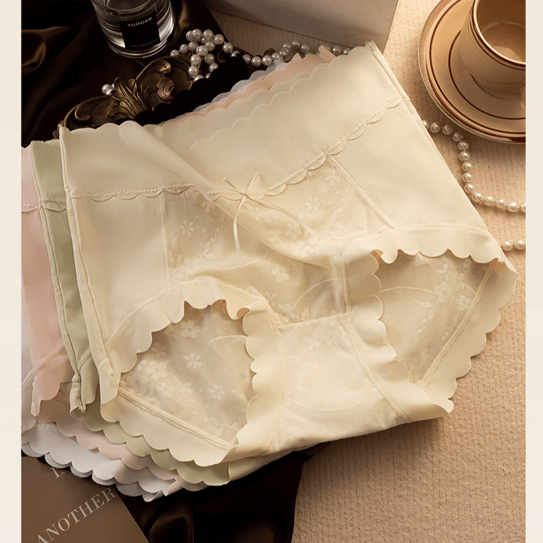 初奈奴CHUNAINU/高腰舒适无痕轻奢亲肤软糯透气蕾丝女士内裤 8201