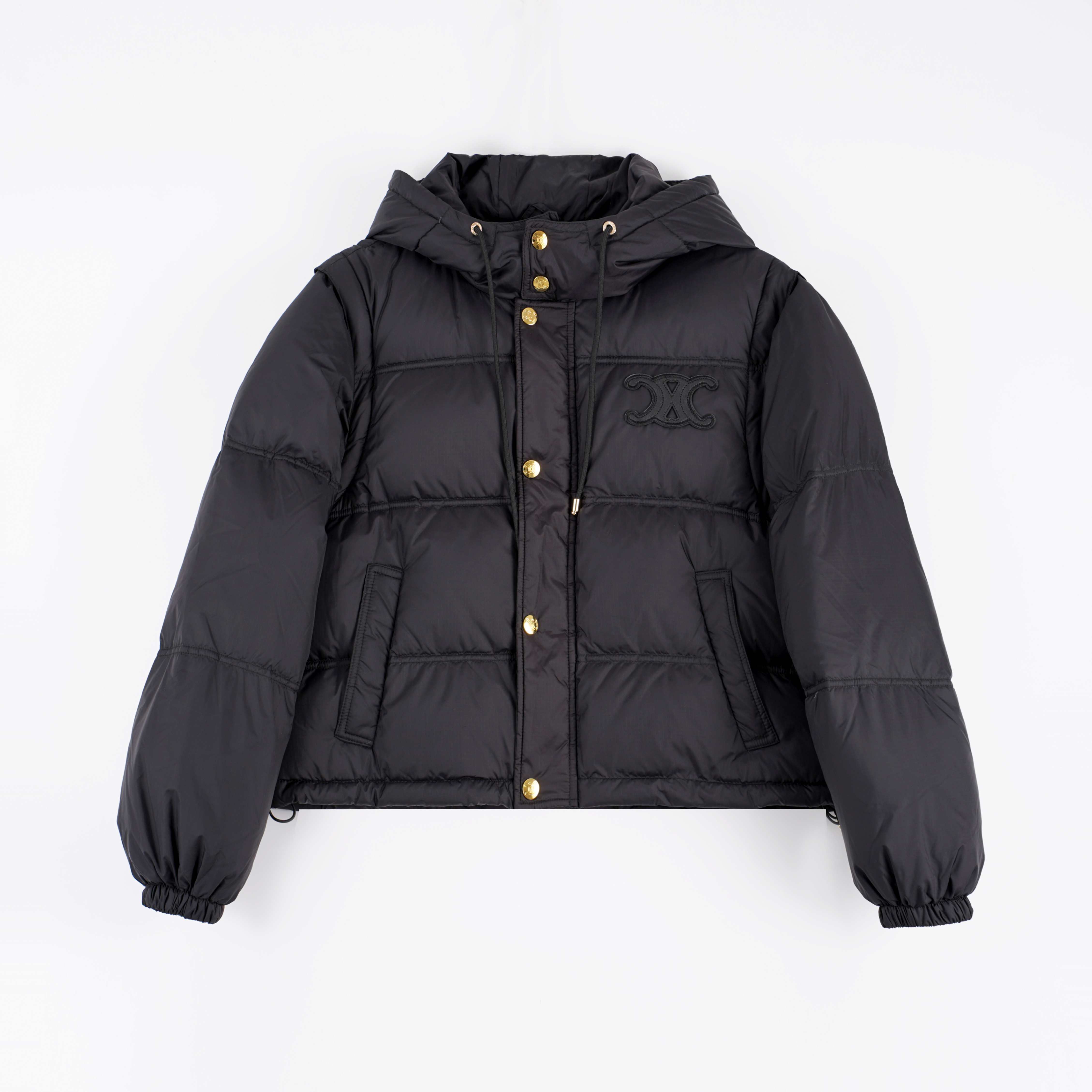 7007-冬季短款显瘦保暖白鹅绒羽绒服