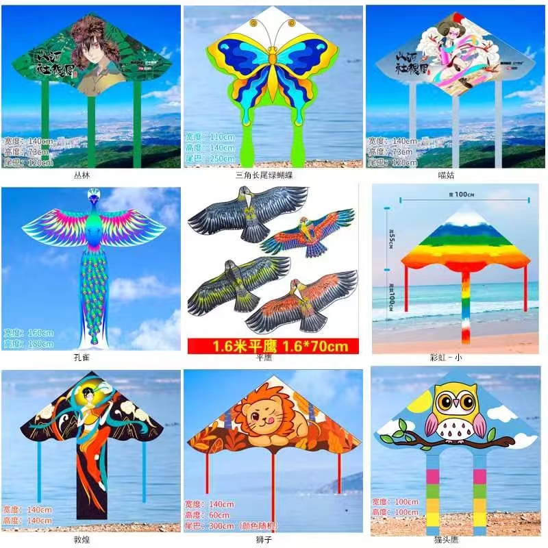 潍坊风筝随机发+100米线板