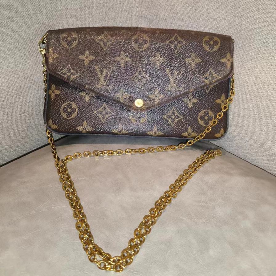 95新 LouisVuitton/路易威登  lv路易威登老花三合一649 3908