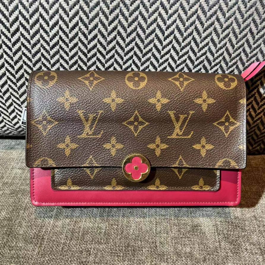 95新 LouisVuitton/路易威登 小花链条包 672 2162
