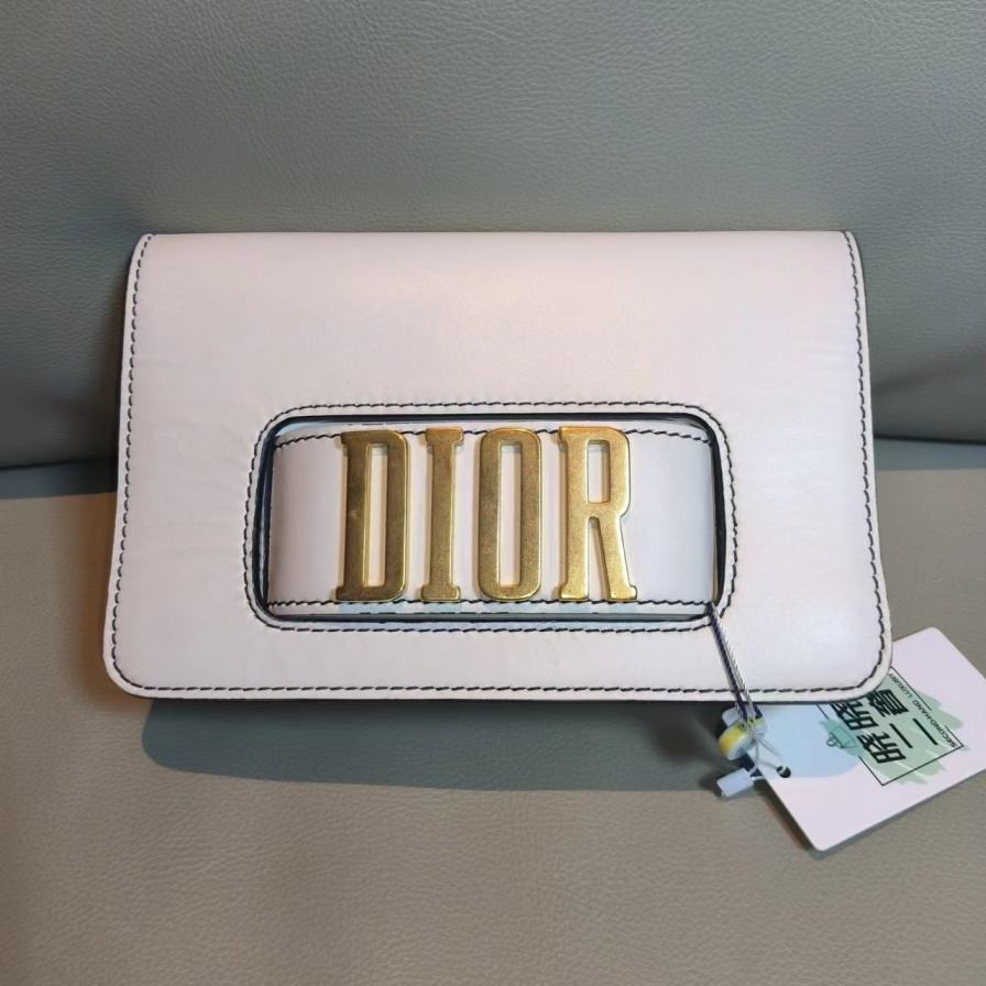 95新 Dior/迪奥 白色斜挎 包615 6994
